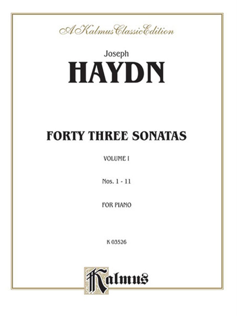 Sonatas, Volume I